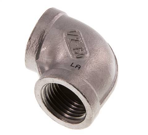 Rp 1/2'' Stainless steel 90 deg Elbow Fitting 16 Bar [2 Pieces]