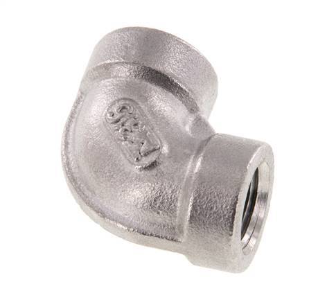 1/8'' NPT Stainless steel 90 deg Elbow Fitting 16 Bar [2 Pieces]