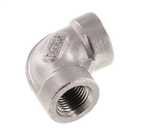 1/8'' NPT Stainless steel 90 deg Elbow Fitting 16 Bar [2 Pieces]