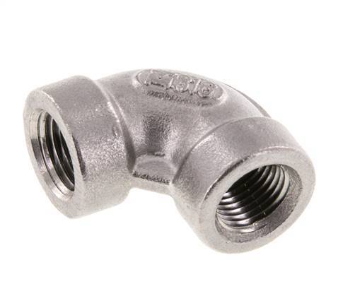 1/8'' NPT Stainless steel 90 deg Elbow Fitting 16 Bar [2 Pieces]