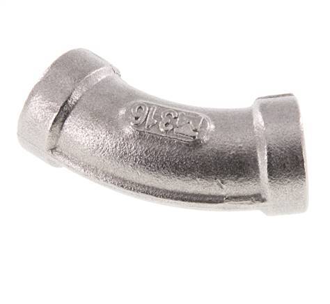Rp 1/8'' Stainless steel 45 deg Elbow Fitting 16 Bar [2 Pieces]