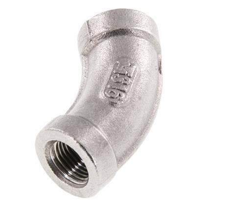 Rp 1/8'' Stainless steel 45 deg Elbow Fitting 16 Bar [2 Pieces]
