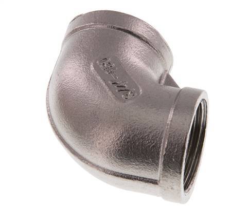Rp 3/4'' Codo de 90 grados de acero inoxidable 10 Bar