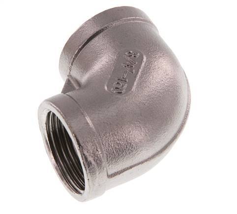 Rp 3/4'' Codo de 90 grados de acero inoxidable 10 Bar