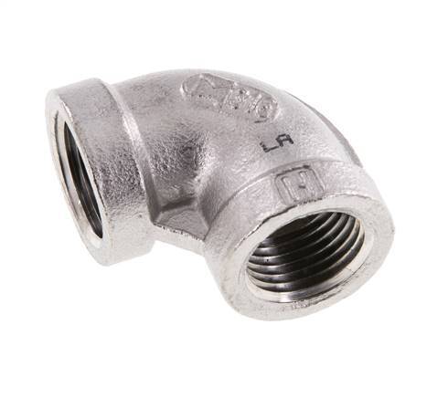 codo de 90 grados de acero inoxidable de 3/8'' NPT 16 Bar