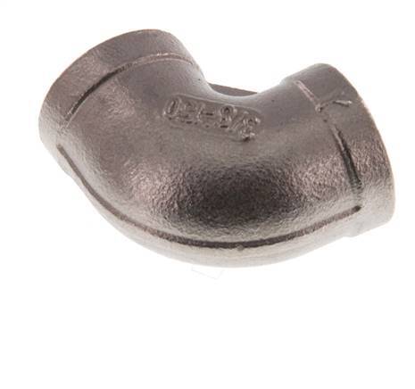 Rp 3/8'' Stainless steel 90 deg Elbow Fitting 10 Bar [2 Pieces]
