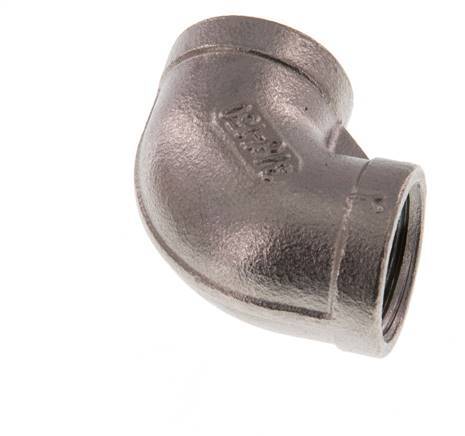Rp 3/8'' Stainless steel 90 deg Elbow Fitting 10 Bar [2 Pieces]