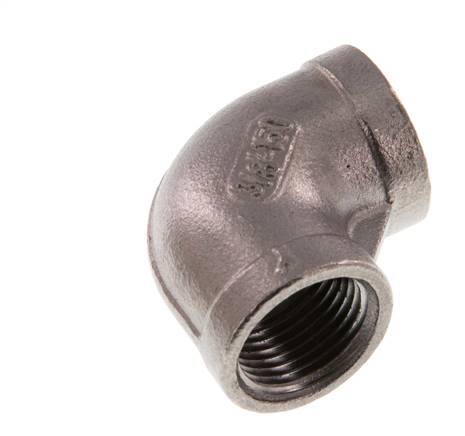 Rp 3/8'' Stainless steel 90 deg Elbow Fitting 10 Bar [2 Pieces]