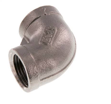 Rp 3/8'' Stainless steel 90 deg Elbow Fitting 10 Bar [2 Pieces]