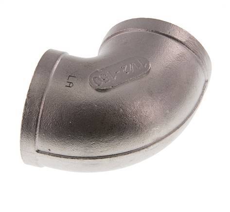 1 1/2'' NPT Codo de 90 grados de acero inoxidable 16 Bar