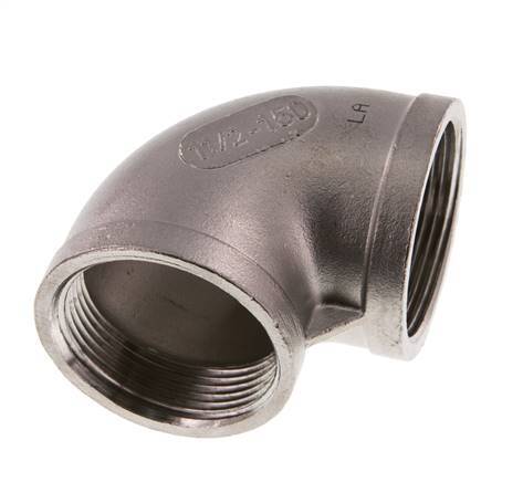 1 1/2'' NPT Codo de 90 grados de acero inoxidable 16 Bar