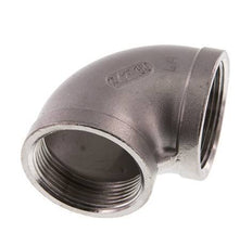 Rp 1 1/2'' Codo de 90 grados de acero inoxidable 16 Bar