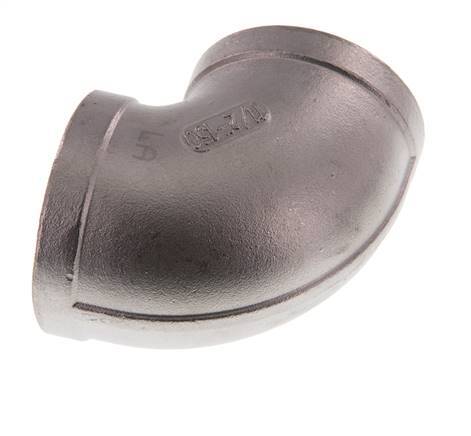 Rp 1 1/2'' Codo de 90 grados de acero inoxidable 16 Bar