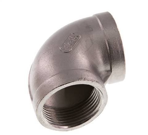 Rp 1 1/4'' Codo de 90 grados de acero inoxidable 16 Bar