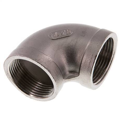 Rp 1 1/4'' Codo de 90 grados de acero inoxidable 16 Bar