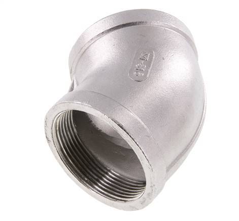 Rp 2'' Acero inoxidable 45 grados Codo 16 Bar
