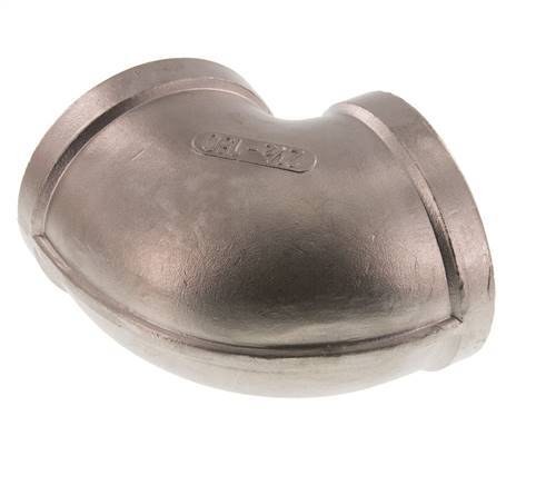 Rp 2 1/2'' Codo de 90 grados de acero inoxidable 16 Bar