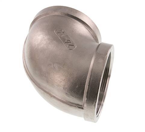 Rp 2 1/2'' Codo de 90 grados de acero inoxidable 16 Bar