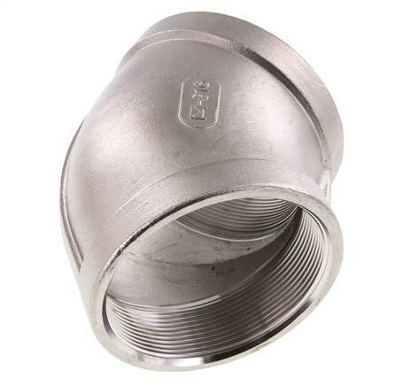 Rp 3'' Acero inoxidable 45 grados Codo 16 Bar