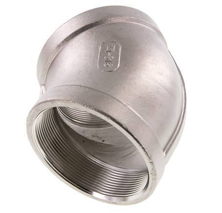 Rp 3'' Acero inoxidable 45 grados Codo 16 Bar