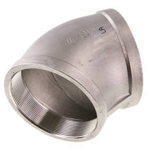 Rp 4'' Codo de acero inoxidable de 45 grados 16 Bar