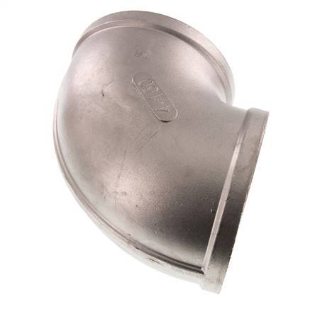 Rp 4'' Codo de 90 grados de acero inoxidable 16 Bar