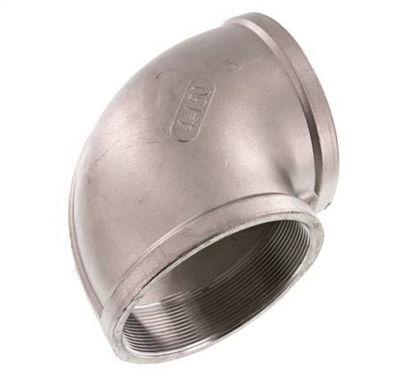 Rp 4'' Codo de 90 grados de acero inoxidable 16 Bar