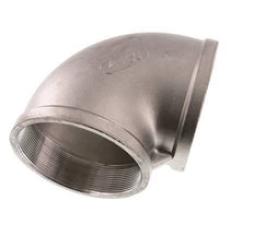 Rp 4'' Codo de 90 grados de acero inoxidable 16 Bar