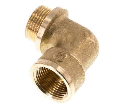 G 3/4'' F/M Codo de latón de 90 grados 16 Bar