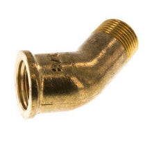 Rp 3/8'' x R 3/8'' F/M Brass 45 deg Elbow Fitting 16 Bar