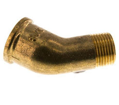 Rp 3/8'' x R 3/8'' F/M Brass 45 deg Elbow Fitting 16 Bar