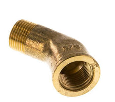 Rp 3/8'' x R 3/8'' F/M Brass 45 deg Elbow Fitting 16 Bar
