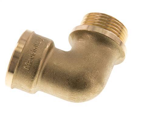 G 1'' F/M Codo de latón de 90 grados 16 Bar