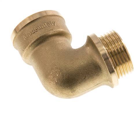 G 1'' F/M Codo de latón de 90 grados 16 Bar