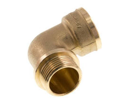G 1'' F/M Codo de latón de 90 grados 16 Bar
