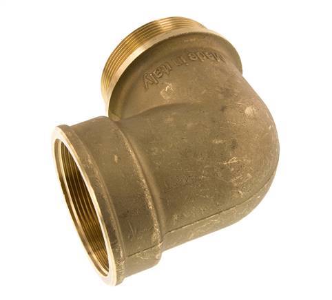 G 2 1/2'' x G 2 1/2'' F/M Codo de latón de 90 grados 16 Bar
