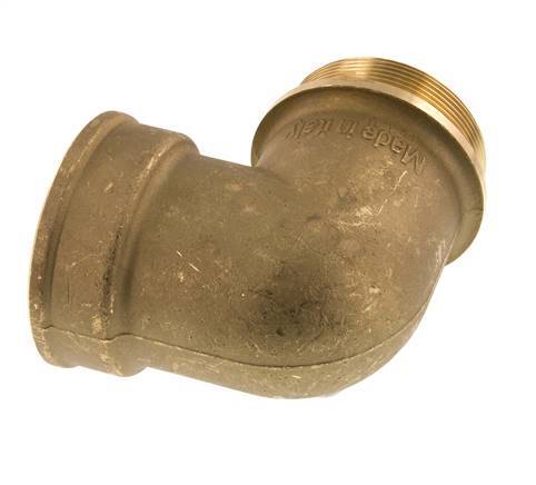 G 2 1/2'' x G 2 1/2'' F/M Codo de latón de 90 grados 16 Bar