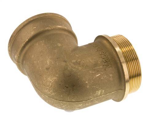 G 2 1/2'' x G 2 1/2'' F/M Codo de latón de 90 grados 16 Bar