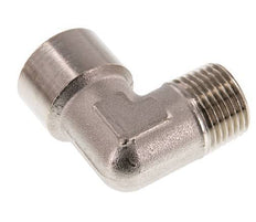 G 1/2'' x R 1/2'' F/M Codo de 90 grados de latón niquelado 16 Bar