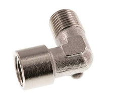 G 1/4'' x R 1/4'' F/M Nickel plated Brass 90 deg Elbow Fitting 16 Bar [2 Pieces]