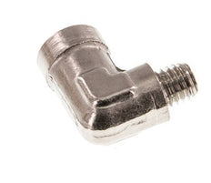 M5 x M5 F/M Nickel plated Brass 90 deg Elbow Fitting 16 Bar [2 Pieces]