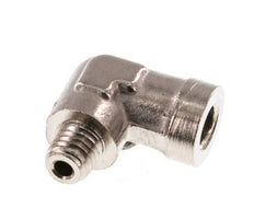 M5 x M5 F/M Nickel plated Brass 90 deg Elbow Fitting 16 Bar [2 Pieces]