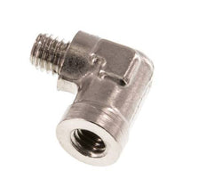 M5 x M5 F/M Nickel plated Brass 90 deg Elbow Fitting 16 Bar [2 Pieces]
