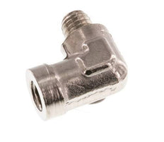 M5 x M5 F/M Nickel plated Brass 90 deg Elbow Fitting 16 Bar [2 Pieces]