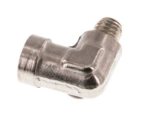 M5 x M5 F/M Nickel plated Brass 90 deg Elbow Fitting 16 Bar [2 Pieces]