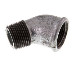 Rp 3/4'' x R 3/4'' F/M Zinc plated Cast iron 45 deg Elbow Fitting 25 Bar [2 Pieces]