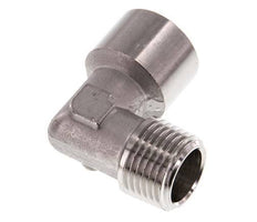 G 1/2'' x R 1/2'' F/M Codo de 90 grados de acero inoxidable 150 Bar