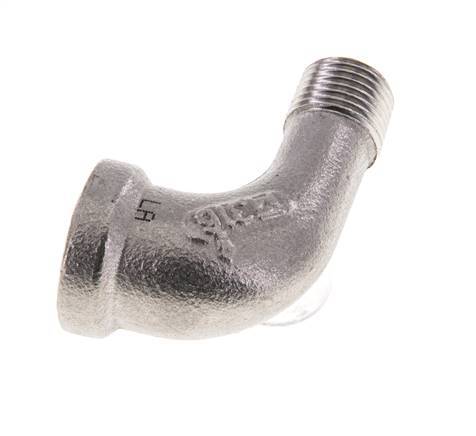 1/8'' NPT x 1/8'' NPT F/M Stainless steel 90 deg Elbow Fitting 16 Bar [2 Pieces]
