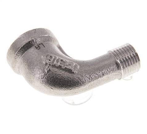 1/8'' NPT x 1/8'' NPT F/M Stainless steel 90 deg Elbow Fitting 16 Bar [2 Pieces]