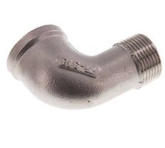 Rp 3/4'' x R 3/4'' F/M Codo de 90 grados de acero inoxidable 16 Bar